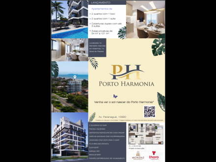 Ref 379 - Excelentes Apartamentos próximos ao Mar no Baln. Gaivotas